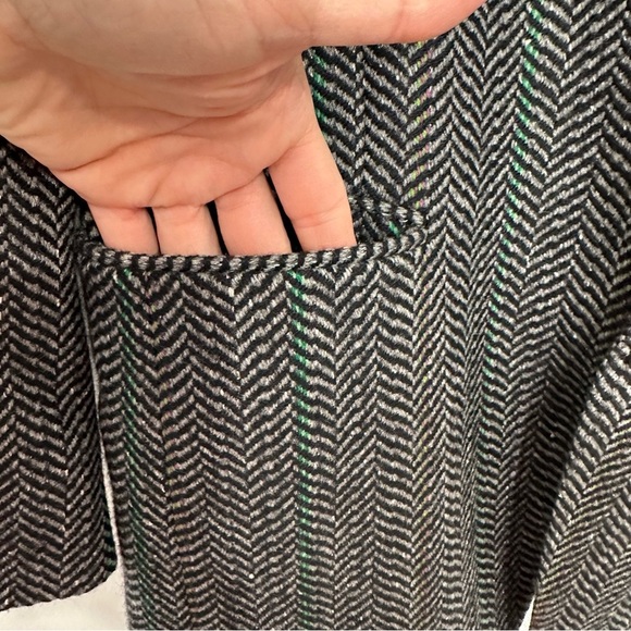 Yves Saint Laurent Herringbone Blazer Wool Size M - Picture 3 of 16